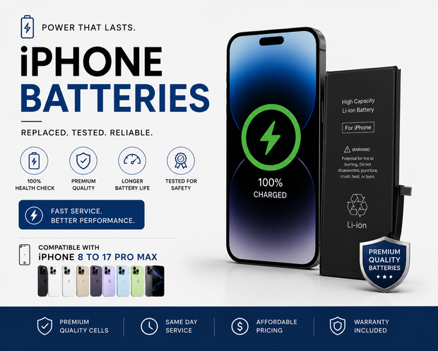 <h3>iPhone Batteries</h3>
