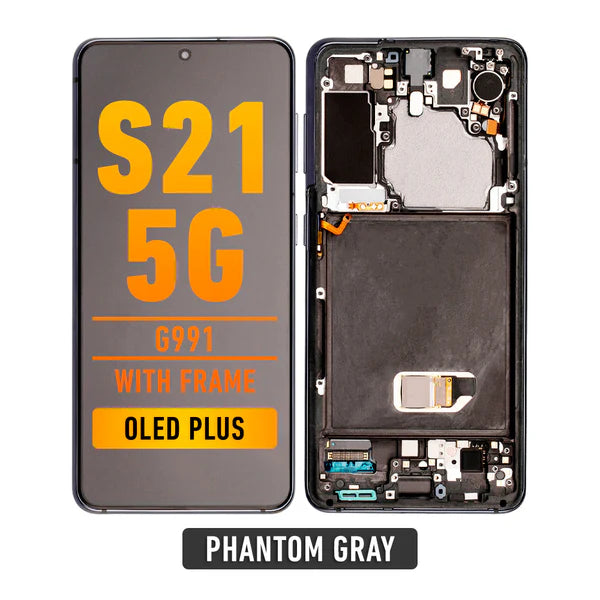 Samsung Galaxy S21 OLED Screen Replacement With Frame
