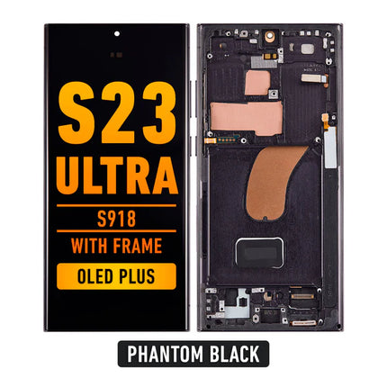 Samsung Galaxy S23 Ultra OLED Screen Replacement With Frame